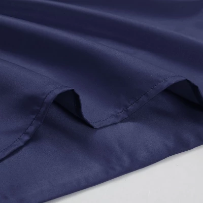 PiccoCasa Satin Silky For Hair And Skin Pillowcase Navy 20"x60" Body 2 Pcs 6 PiccoCasa Satin Silky For Hair And Skin Pillowcase Navy 20"x60" Body 2 Pcs - Image 4
