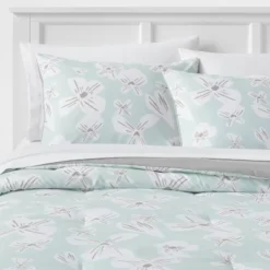 Floral Print Microfiber Reversible Comforter & Sheet Set Mint Green - Room Essentials™ -Bedding Shop GUEST 7ee2c25d de84 41cd aefc 85519c817fa3