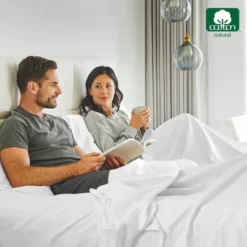 Luxury Fitted Sheet Only, 600 Thread Count - 100% Cotton Sateen, Deep Pocket, Soft, Cool & Durable By California Design Den -Bedding Shop GUEST 7ee71d5a 8e03 45c2 8232 4d3789c41a74