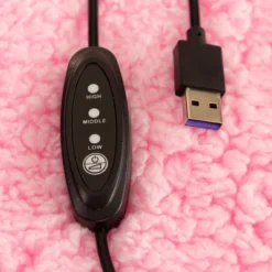 Heated Blanket 2-Pack - USB-Powered Fleece Throw Blankets For Travel, Home, Office, Or Camping - Winter Car Accessories By Stalwart (Pink) -Bedding Shop GUEST 7f560d4d 0ca3 419a bcb5 b399a0eb6f1c