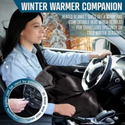 Zone Tech Faux Shearling Fleece Travel Blanket ,Grey Soft Plush Warm Comfortable Car Seat 59"x43” Blanket, Great For Winter, Home, Office And Camping -Bedding Shop GUEST 7f643274 3ecc 4305 b76c fbf3b01c8607