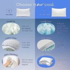 Coop Home Goods Eden Cool+ Crescent Pillow -Bedding Shop GUEST 820c6885 16b9 4628 a8b3 2957b91f7bb3