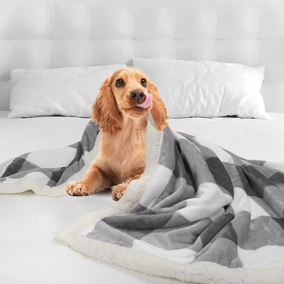 1 Pc 100% Microfiber Polyester Plush Fleece Plaid For Sofa Bed Blankets - PiccoCasa 4 1 Pc 100% Microfiber Polyester Plush Fleece Plaid For Sofa Bed Blankets - PiccoCasa - Image 2