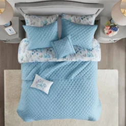 Elian Comforter And Coverlet Set Blue -Bedding Shop GUEST 83b50516 bda3 49b9 b296 e044954807b7