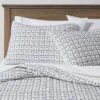 Embroidered Grid Sham Blue - Threshold -Bedding Shop GUEST 83cb7fc7 4cb0 4ed2 af8b 6339b5b7b600