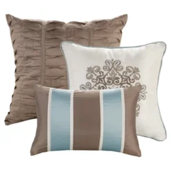 Sharon 7pc Polyester Jacquard Comforter Bedding Set With Bedskirt -Bedding Shop GUEST 83d18e83 f3e5 4179 ac52 1df193f6f48d