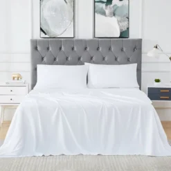 Trinity 300 Thread Count Rayon From Bamboo Sheet Set, Cooling Bed Sheets With 16" Deep Pocke -Bedding Shop GUEST 845b6e97 5fac 4320 b689 5917823c5e96