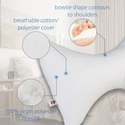 Core Products Bowtie Pillow- Neck & Head Support For Side & Back Sleeping -Bedding Shop GUEST 84c4d40c d600 406c 9416 563145f8a703