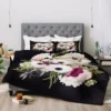Iveta Abolina Antoinette Floral Comforter Set Black/Pink - Deny Designs