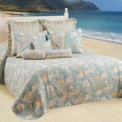 C&F Home Natural Shells Bedspread -Bedding Shop GUEST 870a6482 4be2 4a4f 88c8 42a5eacaa9ac