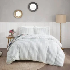 Sorrel Full/Queen 3pc Cotton Printed Reversible Coverlet Set Dark Blue 24 Sorrel Full/Queen 3pc Cotton Printed Reversible Coverlet Set Dark Blue -Bedding Shop GUEST 8d922459 e04e 4da9 b065 852a965857b1