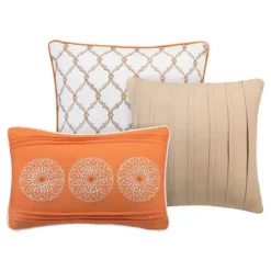 6pc Menara Reversible Quilted Coverlet Set Orange - Madison Park -Bedding Shop GUEST 8e74c804 7b9c 4ac0 9486 483f4bd2f74b
