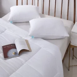 2pk Medium Firm Cotton Blend Feather Down Bed Pillow - Martha Stewart -Bedding Shop GUEST 8ec5c274 bebe 4a80 a3f0 13baf0bc0365