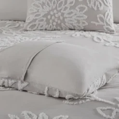 Danica Tufted Cotton Chenille Floral Duvet Cover Set - Madison Park -Bedding Shop GUEST 8fc5c905 a80a 4865 bfec 5def2eed48b7