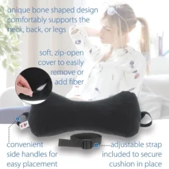 Chiropractic Bone Shaped Neck & Cervical Pillow- Lumbar Support -Bedding Shop GUEST 928346be 16f7 4433 a56d de004dc05d53