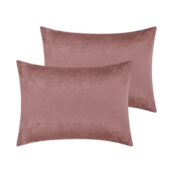 Unique Bargains Velvet Envelope Closure Soft And Durable Pillowcases 2 Pcs