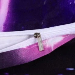 PiccoCasa 100% Polyester Galaxy Sky Cosmos Night Pattern 3D Printed Duvet Cover Sets 3 Pcs With 1 Pillowcase Twin Dark Purple -Bedding Shop GUEST 9329a11e 001d 4d27 9c57 41639645f922