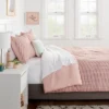 Strawberry Print Reversible Microfiber Comforter & Sheet Set Light Pink - Room Essentials™ 1 Strawberry Print Reversible Microfiber Comforter & Sheet Set Light Pink - Room Essentials™ -Bedding Shop GUEST 939e58b8 3b2c 4e33 b176 fc58f22f50ec