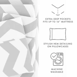 Geometric Patterns Sheet Set - Extra Soft, Easy Care - Becky Cameron -Bedding Shop GUEST 9454aefa 0520 40f6 b73b 2e8f8c974e6b