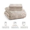 Peace Nest 3 Piece Year-Round Warmth Geometric Clipped Comforter Set Soft Microfiber -Bedding Shop GUEST 947d5b25 2653 4b61 b92a 84e86fb9bfe3