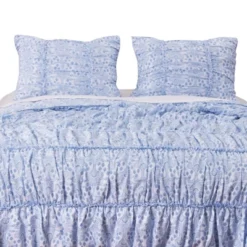 Helena Ruffle Whimsical Cotton Pillow Sham Blue By Greenland Home Fashion -Bedding Shop GUEST 96c0bb84 0651 4e2a b68d 442d44dd5246