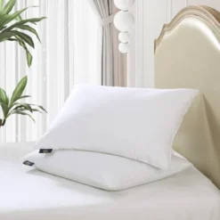 2pk HeiQ Cooling Softy-Around Feather And Down Pillow - Serta -Bedding Shop GUEST 98adf14f e76e 49ae 9a56 111c9a3b6f2c