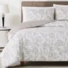 Cannon 3pc Sylvana Jacobean Duvet Cover Set Taupe/White 2 Cannon 3pc Sylvana Jacobean Duvet Cover Set Taupe/White -Bedding Shop GUEST 992bd909 ab88 4804 a811 4923fbcfd635