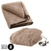 Heated Blanket 2-Pack - USB-Powered Throw Blankets For Travel, Home, Office, Or Camping – Winter Car Accessories By Stalwart (Natural) -Bedding Shop GUEST 9a676d48 a2ce 4dd5 afe0 6f24cc0685c7