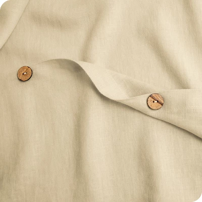 Linen Duvet Cover And Sham Set By Bare Home 5 Linen Duvet Cover And Sham Set By Bare Home - Image 3