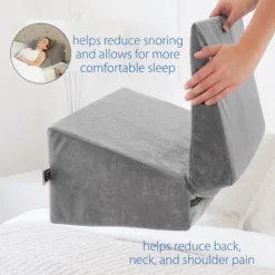 Adjustable Bed Wedge Foam Incline Cushion For Acid Reflux, Gray -Bedding Shop GUEST 9b1bc939 2259 47b5 9671 15841504ec41