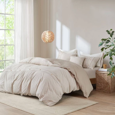 Reese Organic Cotton Oversized Comforter Cover Set - Clean Spaces 3 Reese Organic Cotton Oversized Comforter Cover Set - Clean Spaces