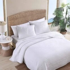 2pc Pineapple Resort Cotton Sham White - Tommy Bahama -Bedding Shop GUEST 9f3089e7 a6d5 4b67 8781 d9b99b0d77c2