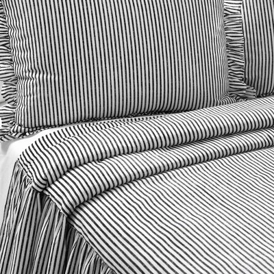 Ticking Stripe Bedspread - Lush Décor 4 Ticking Stripe Bedspread - Lush Décor - Image 2