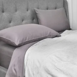 48"x72" Clean Comfort 15lbs Weighted Blanket With Removable Cover Gray - Sealy -Bedding Shop GUEST a084bc57 33f2 40bc a761 1e400b282c6d