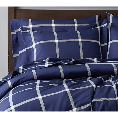 Truly Soft Printed Windowpane Comforter Set 3 Truly Soft Printed Windowpane Comforter Set
