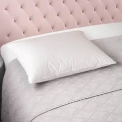 Standard 300 Thread Count Luxe Leopard Woven Jacquard Down Bed Pillow - CosmoLiving By Cosmopolitan