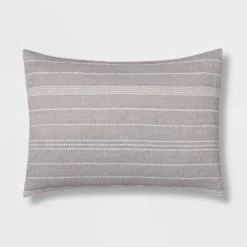 12pc Chambray Matelasse Stripe Comforter & Sheet Bedding Set Gray - Threshold™ 18 12pc Chambray Matelasse Stripe Comforter & Sheet Bedding Set Gray - Threshold™ -Bedding Shop GUEST a6544a0f 31de 47cd 9f24 ae05ba242231