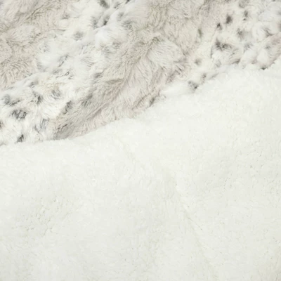Lush Décor 3pc Leopard Textured Faux Fur Comforter 5 Lush Décor 3pc Leopard Textured Faux Fur Comforter - Image 3