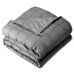 48" X 72" Gray Cotton Weighted Blanket By Bare Home -Bedding Shop GUEST a832e65a 6b14 4863 bb3b ef50ae9bf605