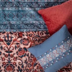 8pc Printed Paisley With Border Comforter Bedding Set Rose/Blue - Threshold™ -Bedding Shop GUEST a8c8cf28 3278 4770 b8d9 00bb97115491