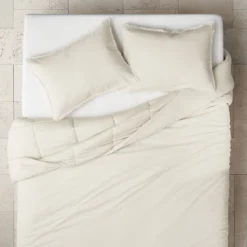 Heavyweight Linen Blend Comforter & Sham Set - Casaluna™ -Bedding Shop GUEST a968ca21 ff57 460a 93cb 7382b2a1296f