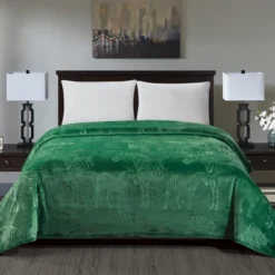 Zebra Print Microplush Best Quality Super Premium Blanket Green By Plazatex -Bedding Shop GUEST aa9ef231 8a2a 4a89 a13f b7848fe07401
