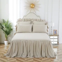 C&F Home Ruffled 20" X 30" Standard Pillowcase Natural 8 C&F Home Ruffled 20" X 30" Standard Pillowcase Natural -Bedding Shop GUEST ab2cbc05 53e7 40d6 912a 5d9fe10f0b74