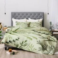 Iveta Abolina Margaux IV Leaf Comforter Set - Deny Designs