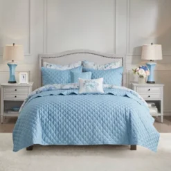 Elian Comforter And Coverlet Set Blue -Bedding Shop GUEST ad24cc96 dbef 467a ba38 c261329fbedd