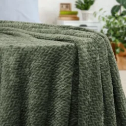 1 Pc Twin Polyester Flannel Fleece Bed Blankets Army Green - PiccoCasa 10 1 Pc Twin Polyester Flannel Fleece Bed Blankets Army Green - PiccoCasa -Bedding Shop GUEST b2192b96 86d6 4c38 829d c07a90a30de4