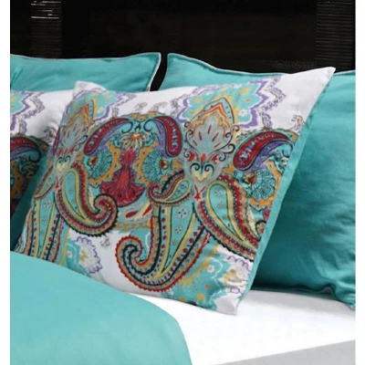 Nirvana Reversible Cotton Sham Standard 20" X 26" Multicolor By Greenland Home Fashion 3 Nirvana Reversible Cotton Sham Standard 20" X 26" Multicolor By Greenland Home Fashion