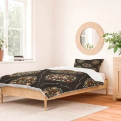 Ivy Mandalas Polyester Duvet & Sham Set - Deny Designs