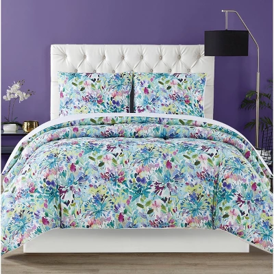 Queen 3pc Dahlia Duvet Set - Christian Siriano 5 Queen 3pc Dahlia Duvet Set - Christian Siriano - Image 3