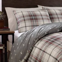 Adler Plaid Reversible Comforter Set - Eddie Bauer -Bedding Shop GUEST b82815f3 d865 418d 84e0 797fd8807fee